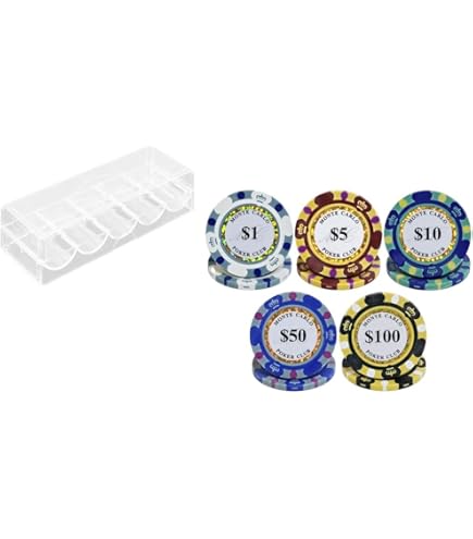 Amazon | MRC モンテカルロ ポーカークラブ ポーカーチップセット 300